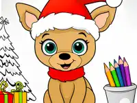 Christmas Coloring Game 2 background