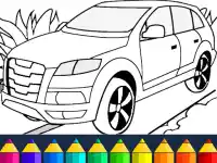 Cars Coloring Game background