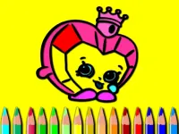 Girls Bag Coloring Book background