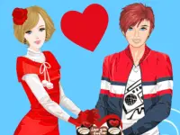 Valentines Day Dress Up background