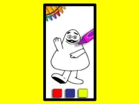 Grimace Coloring Book background
