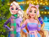 Soft Girls Winter Aesthetics background