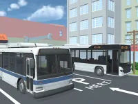 City Bus Parking Challenge Simulator 3D background
