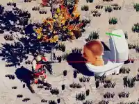 TopDown Skibidi Toilet Shooting background