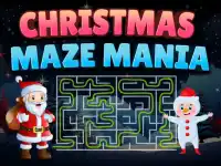 Christmas Maze Mania background