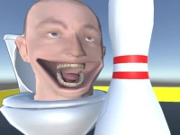 Skibidi Toilet Bowling background