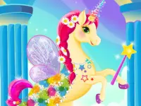 Unicorn Fashion Dress Up background