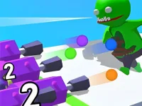 Shooting Cannon: Merge Defense background