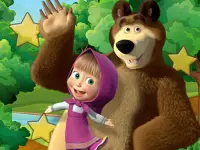 Masha and the Bear Hidden Stars background