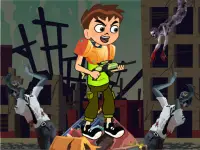 Ben 10 World War Zombies background