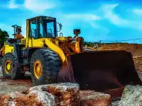 Heavy Construction Vehicles background