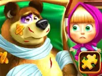 Masha and the Bear Jigsaw background