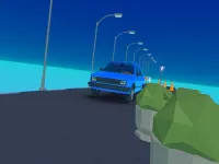 Crazy car parking stunts background