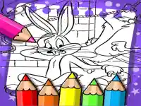 Bugs Bunny Coloring Book background