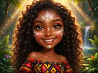 African Princesses: Style Island background
