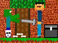 Noob vs Zombie background