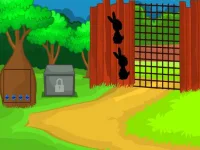 Rabbit Land Escape background