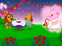 Hippo Valentine Cafe background