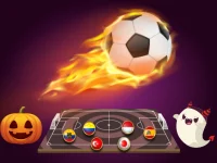 Soccer Caps Halloween background