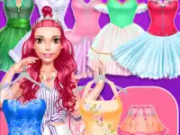 Beautiful Ballerina Magazine Dress Up background