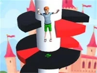Helix Jump Game 3D background