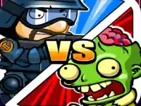 Police vs Zombies background