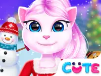 Angela Christmas Dress up Game background
