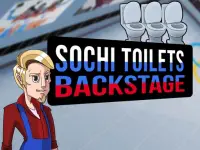 Sochi Toilets Backstage background