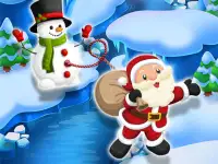 Santa SnowMan Jump background