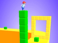 Cube Surffer - Smooth Cubes Building background