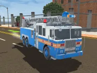 Fire Truck Driving Simulator 2024 background