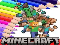 Coloring Book for Minecraft background