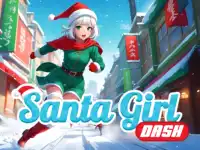 Santa Girl Dash background
