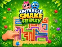 Untangle Snake Frenzy background