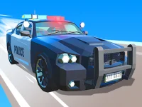 Police Car Line Driving background