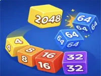 Snake 2048: Cube Merge background