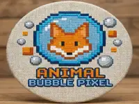 Animal Bubble Pixel background