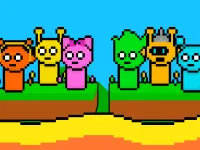 Sprunki Lava Escape 2Player background