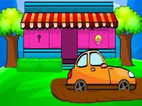 Orange Car Escape 2 background