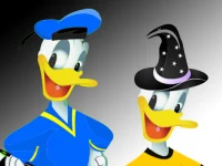 Donald Duck Dressup background
