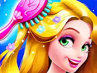 Long Hair Princess Salon background