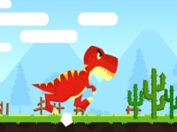 TRex Running Color background