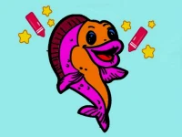 Easy To Paint GoldFish background