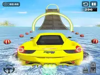 Water Surfing Car Stunt Games Car Driving Games background