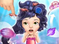 Sweet Baby Mermaid Life background