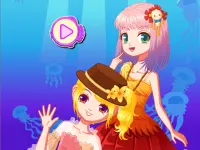 Mermaid Princess Dress Up Salon background