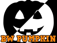 BW Pumpkin background