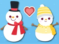 Love Snowballs Xmas background