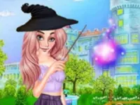 Little Witch New School Life background