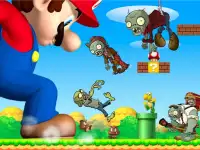 Super Mario Shooting Zombie background
